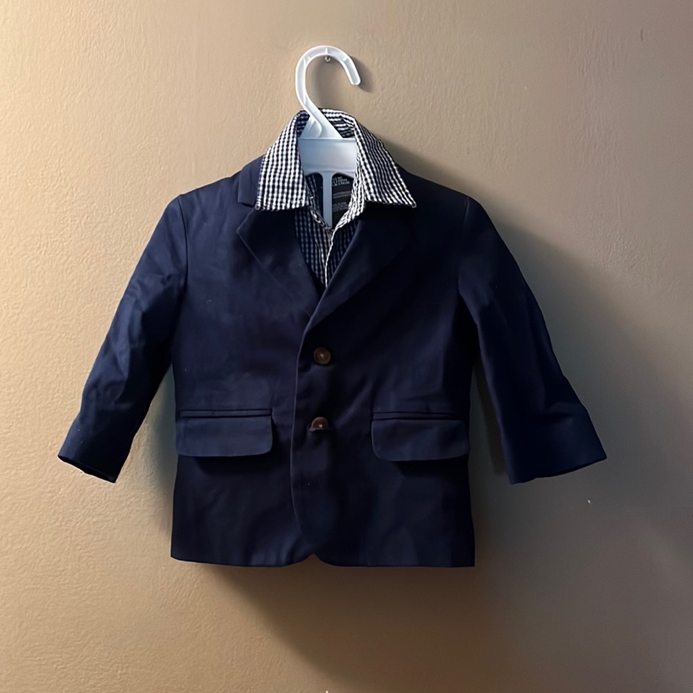 Toddler suit jacket bottom down shirt and vest 12 months